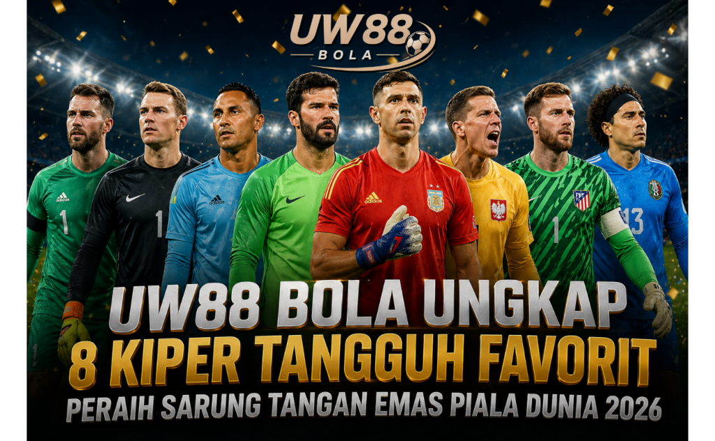 UW88 Bola Ungkap 8 Kiper Tangguh Favorit Peraih Sarung Tangan Emas Piala Dunia 2026