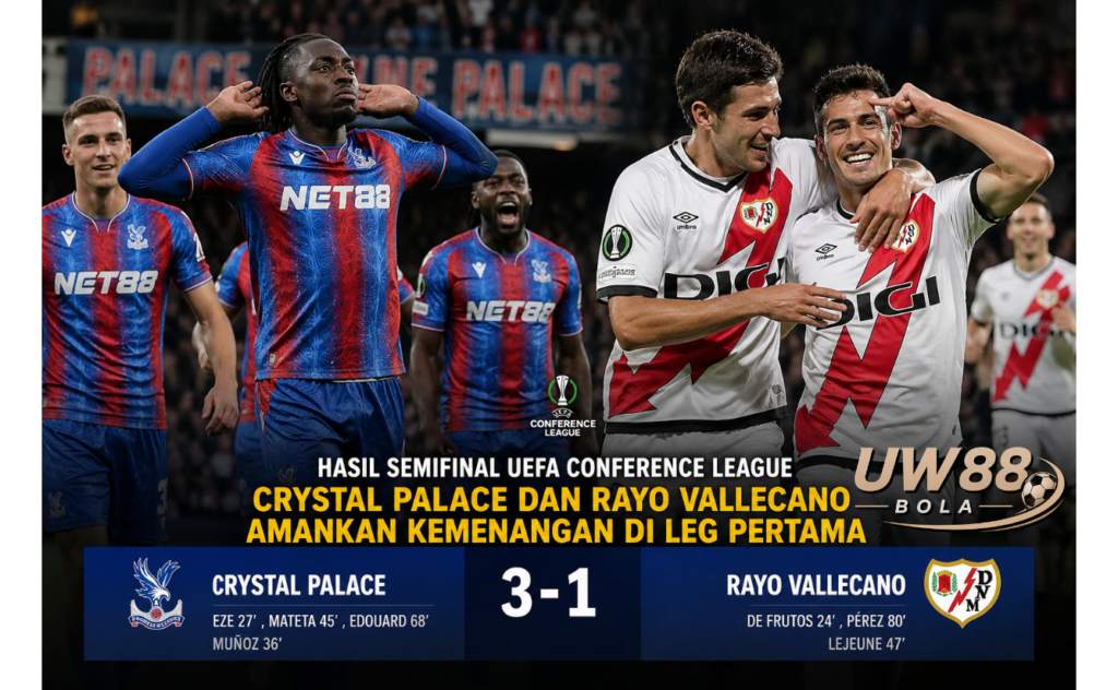 UW88 Bola Hasil Semifinal UEFA Conference League Crystal Palace Rayo Vallecano